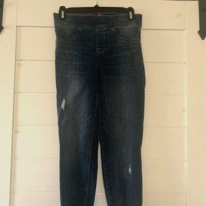 Spanx distressed ankle skinny jeans ✨